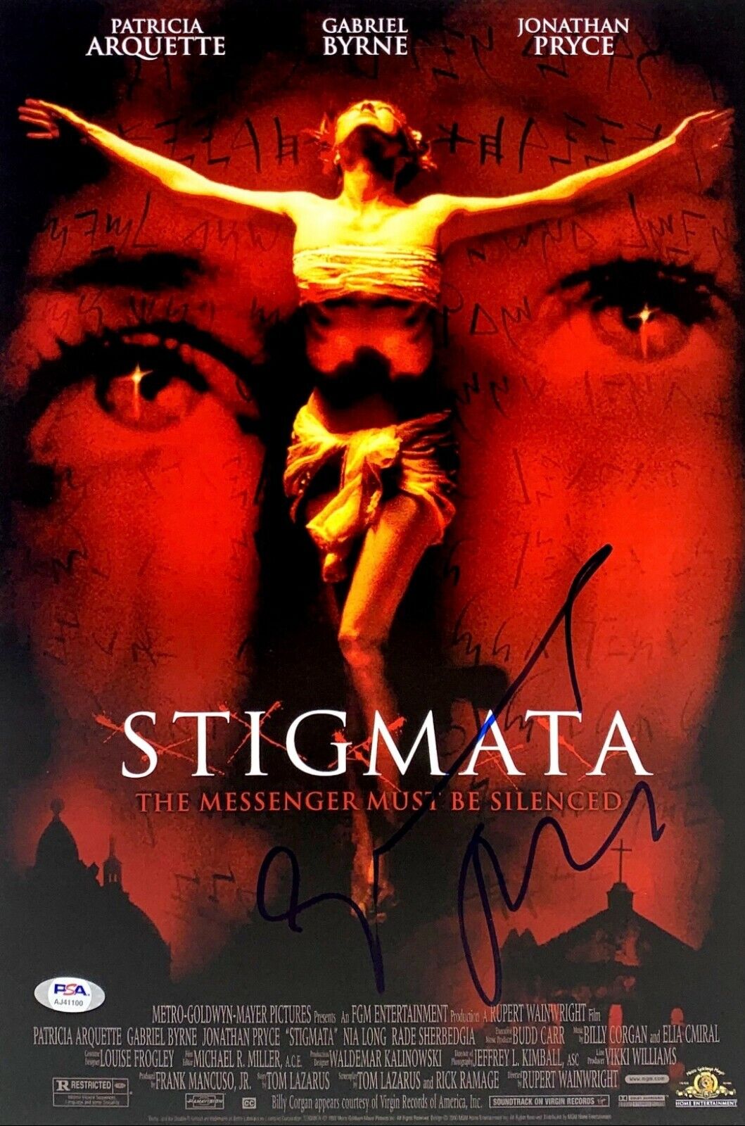 Gabriel Byrne Signed 12x18 Photo Poster painting Stigmata