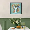 Butterfly Flower Y 5D Partial Drill DIY Diamond Painting Kit 30*30cm