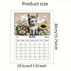 DIY Special Shaped Colorful Pattern 5D DIY Diamond Art Monthly Planner Kit