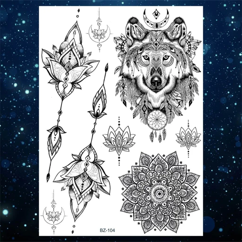 Sdrawing Gangster Skeleton Vampire Halloween Temporary Tattoos For Women Realistic Punk Girls Skull Fake Tattoo Sticker Arm Tatoos