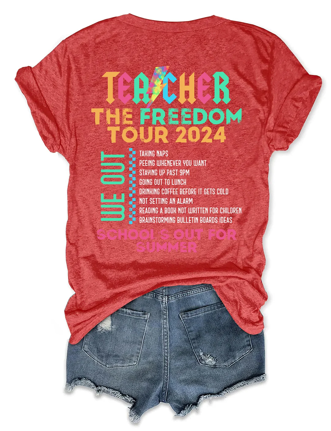 Teacher Summer Tour T-shirt