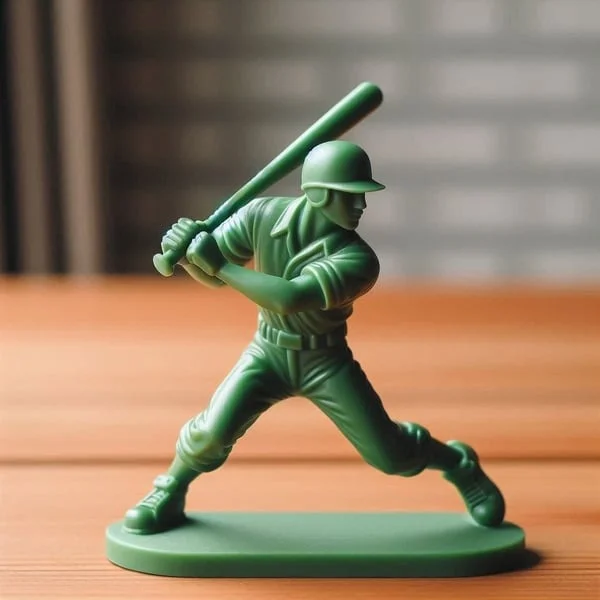 Baseball Player Desktop Figurine
