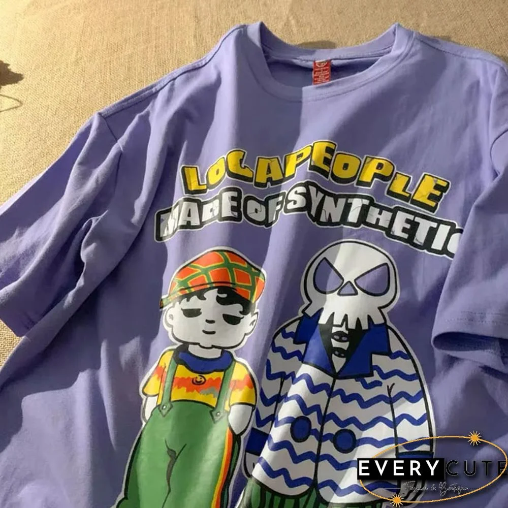 Unisex Fun Print Oversized T-Shirt