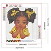 Diamond Painting -5D Full Round Drill Girl