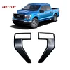 适用于福特21-22款F150猛禽翼子板侧边灯碳纤维装饰框改装叶子板2件套