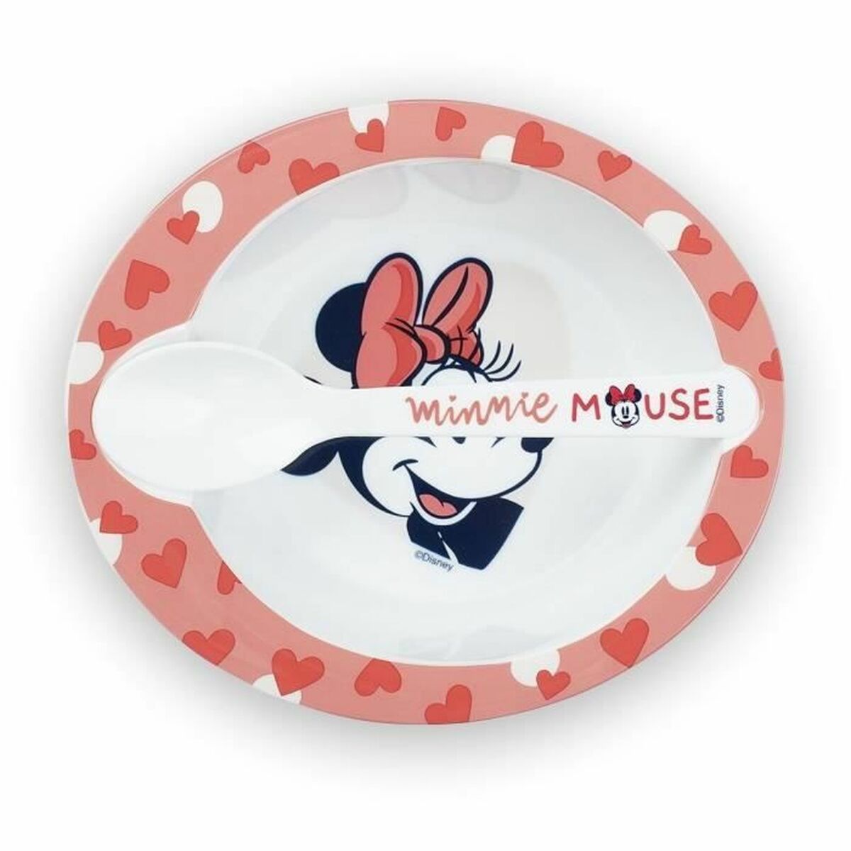 Dinnerware Set ThermoBaby Minnie Microwave Meal Set Bowl + Spoon