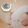 Handheld Music Sleep Instrument 4 Sleeps Timer Portable Sound Machine for Sleep Baby 8-Color Night Light with 27 Sounds for Office Privacy Travel