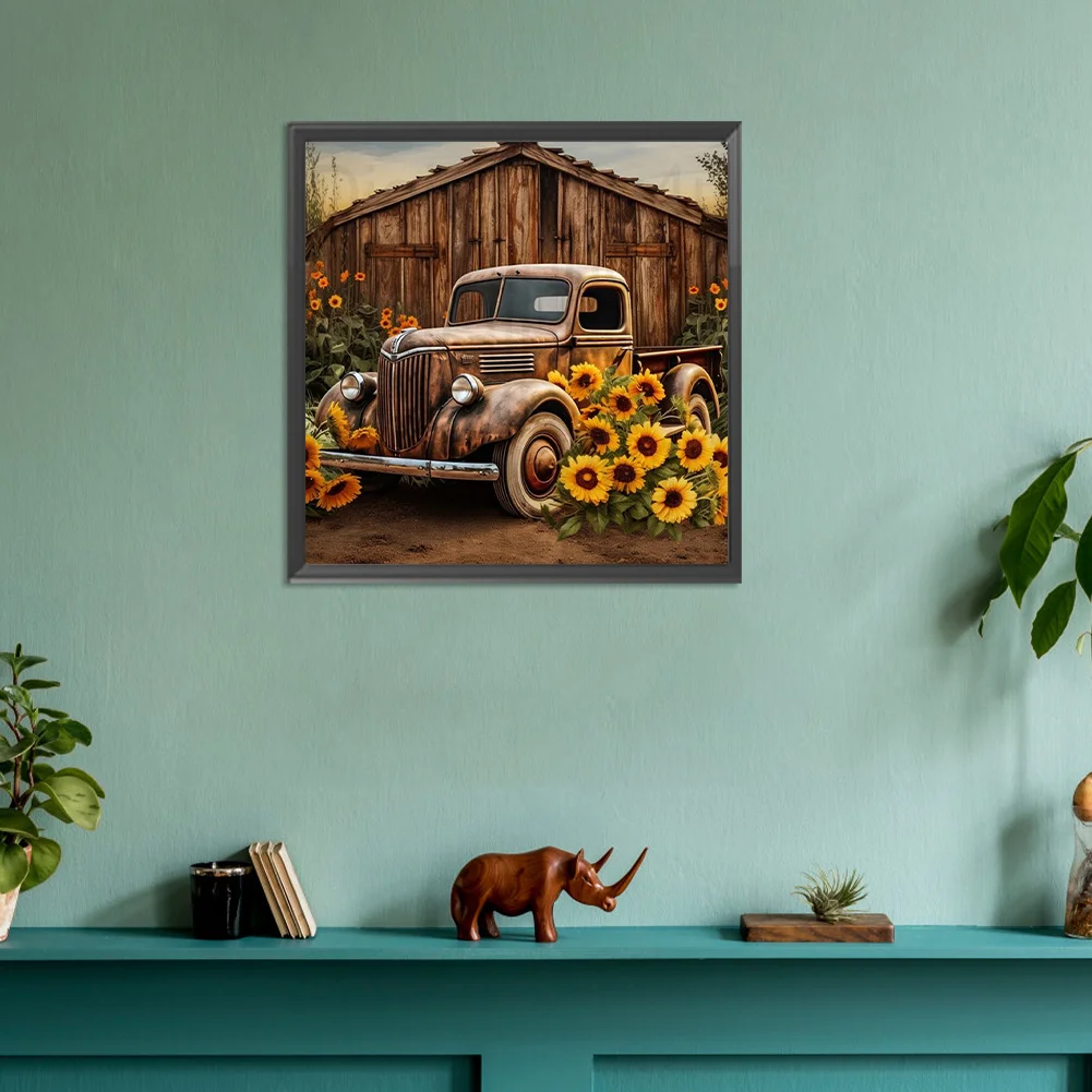 Diamond Painting - Full Round Drill - Car(Canvas|30*30cm)