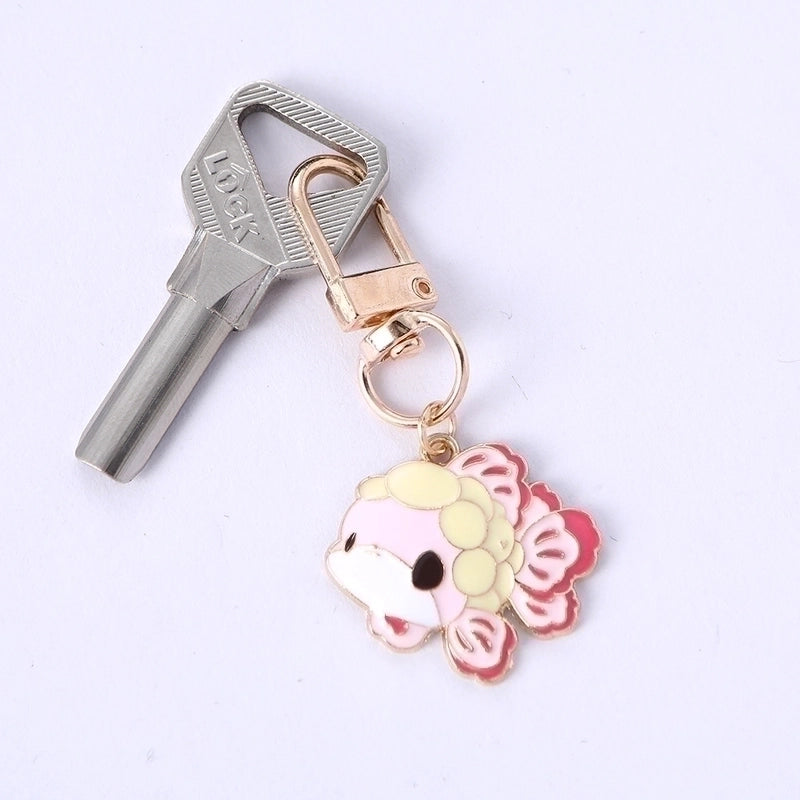 Minimalist Cat Zinc Alloy Women’s Keychain