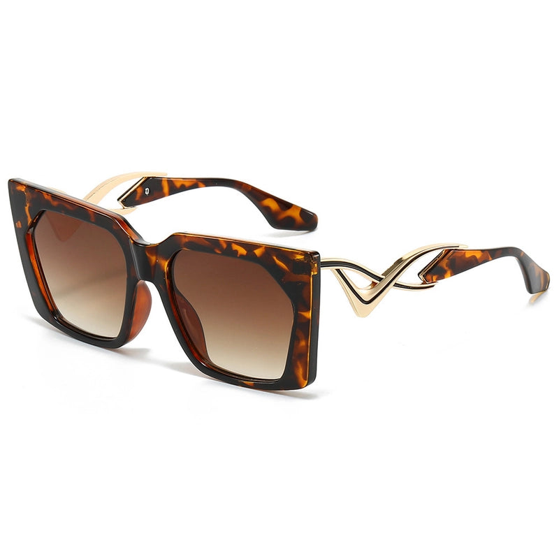 Casual Minimalist Color Block Pc Square Full Frame Glasses