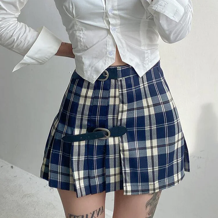 Take Me Home Plaid Skirt