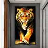 (Stamped/Counted) King Of Beasts - 14CT Cross Stitch 45*84cm/17.72*33.07in (Big Size)