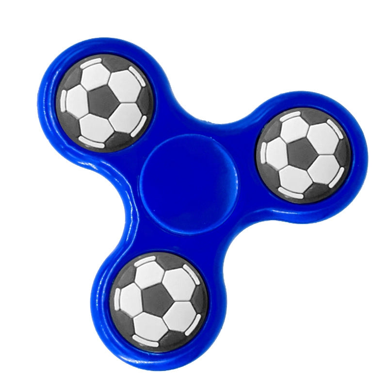 Fashion Solid Color Three-leaf Bracket Fingertip Gyro Toy