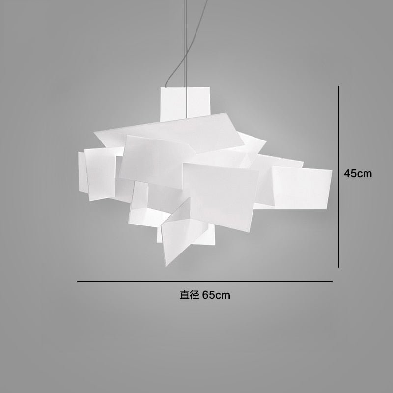 Nordic LED Aluminum Acrylic Pendant Lights Lighting Post-modern Kitchen Dining Room Pendant Lamp Cafe Hanging Lamps Luminaries