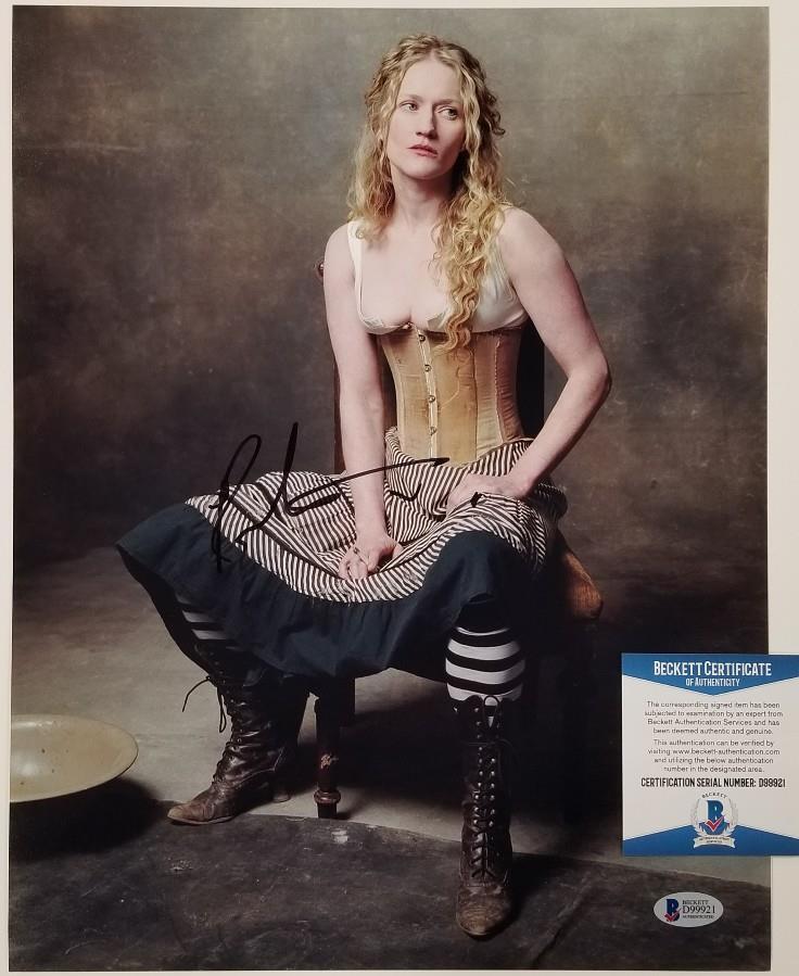 PAULA MALCOMSON Signed 11x14 Photo Poster painting DEADWOOD The Green Mile Auto~ Beckett BAS COA