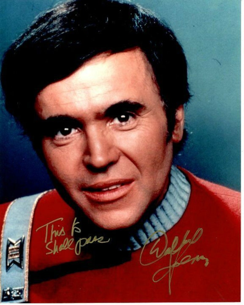 Walter koenig signed autographed star trek pavel chekov Photo Poster painting great content