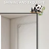 (US Local)Panda Diamond Painting Art Door Right Angle Sign for Indoor Outdoor Wall