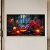 (70*40cm)Halloween Pumpkin Lantern - Full Round Drill Diamond Painting