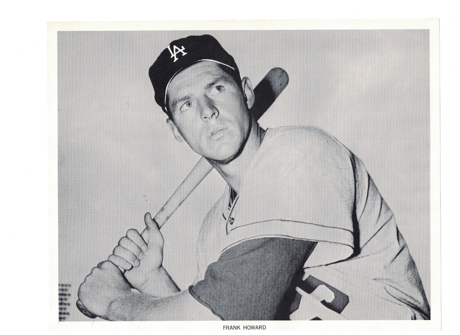 Frank Howard Los Angeles Dodgers 60's 8x10 Manny's Baseball Land Paper Photo Poster painting RH1