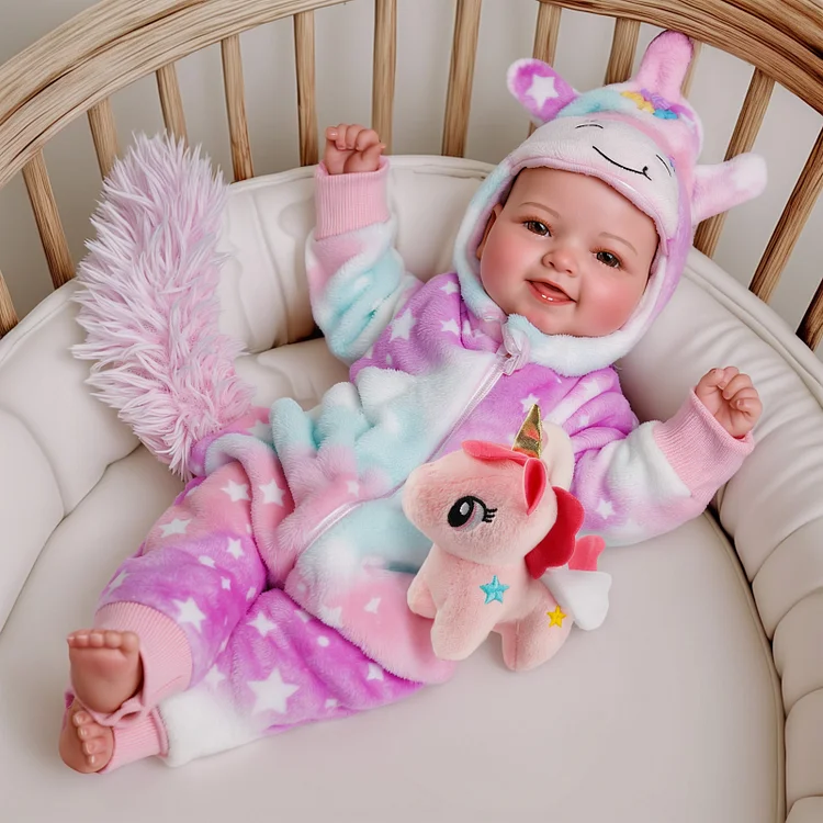 Babeside Smiling Reborn Baby Mia 17" Newborn Girl Healing of the Heart