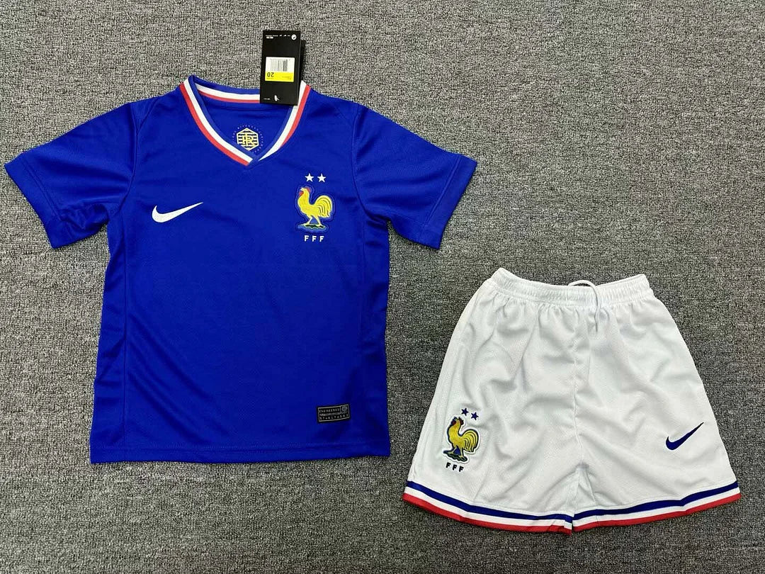 2024 Kids Size France Home Football Shirt 1:1 Thai Quality mysite