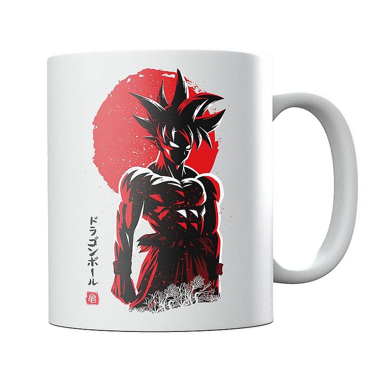 Dragon Ball Z Ultra Instinct Red Sun Mug
