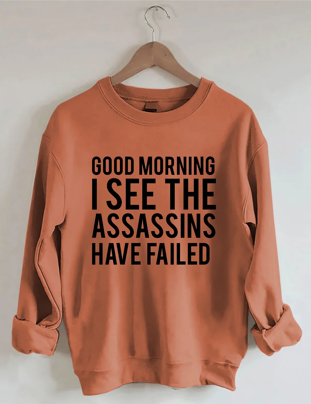 Good Morning I See The Assassins Have Failed Sweatshirt