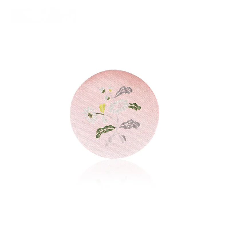 Song Brocade Coaster Hand-Stitched Silk Thermal Insulation Waterproof Chinese Style Non-Slip Cup Mat