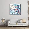 【Limited Stock Sale】Snowman Fishing-11CT Stamped Cross Stitch 40*40cm/15.75*15.75in tapestrymarket