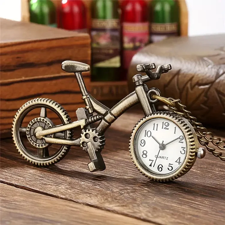  Creative Single Car Shape Quartz Movement Pocket Watch