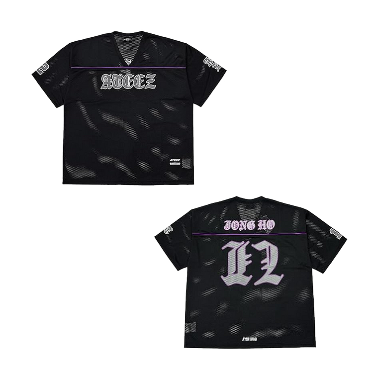 ATEEZ 2025 アメツ US FOOTBALL UNIFORM ホンジュン Amazon.com: ATEEZ Unisex's Standard Official Tour Merch