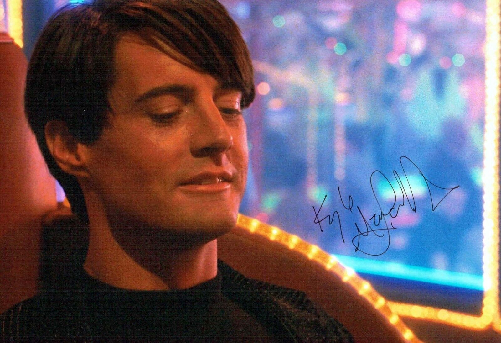 Kyle MACLACHLAN Signed Autograph 12x8 Photo Poster painting AFTAL COA Twin Peaks Actor