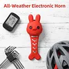 Silicone Electronic Bicycles Horn 5 Mode Non-Slip for Daily Commute Cycling