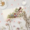6Pcs Diamond Painting Greeting Card Dress Girl Diamond Handmade Card for Friends
