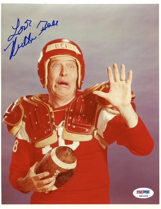 Milton Berle Broadway Danny Rose Signed Authentic 8X10 Photo Poster painting PSA/DNA #P43328