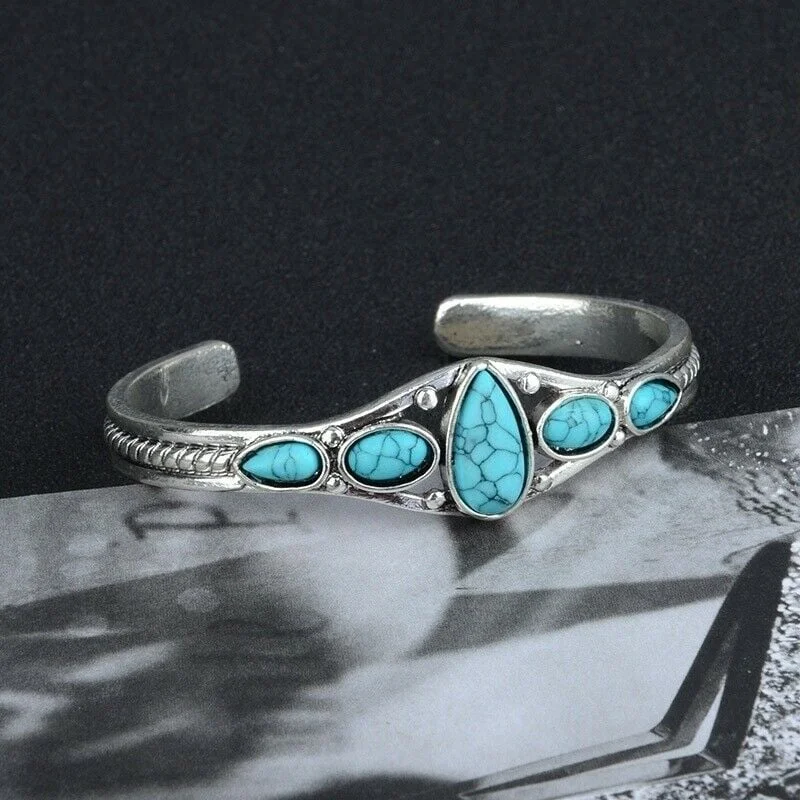 🔥Last Day 75% OFF🎁Turquoise Inlay Bracelet