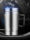 Camping Travel Kettle 12V/24V Car Electric Heating Cup 300ML Insulated Drink Mug