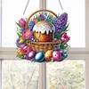 Easter 2D Flat DIY Hanging Diamond Art Ornament Home Window Pendant (Easter Egg)