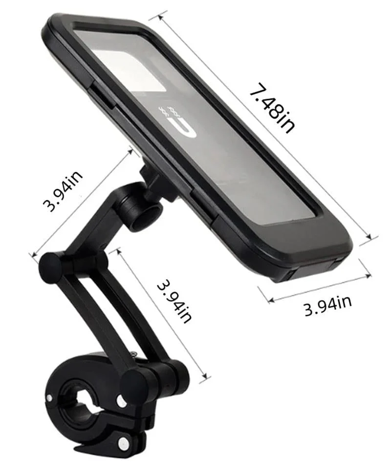Waterproof mobile phone navigation holder for motorcycle/bicycle riding