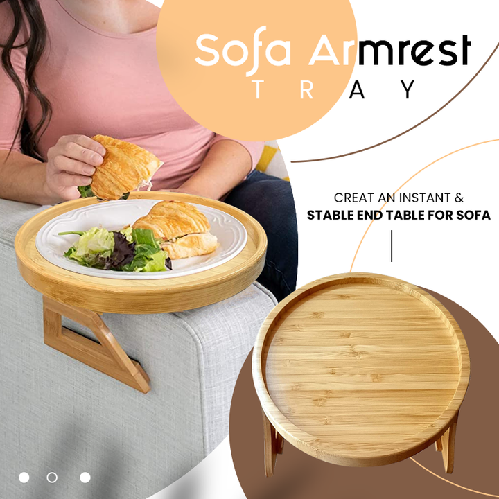 🔥Big Sale Buy More Save More - Sofa Armrest Tray