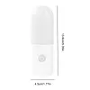 Rechargeable Motion Sensor Night Light Soft Glow Eye-Friendly Versatile Placement Minimalist Wood Battery Operated Shower Lamp for Wardrobe Hallway Closet Stairs