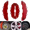 2pcs Car Disc Brake Caliper Cover Modification Brake Caliper Cover (Red L)