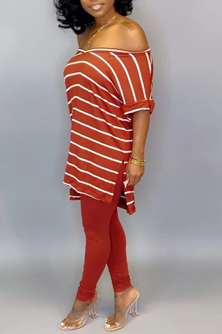 Casual Printed Casual Sports Two-Pieces Set - Shop Trendy Women's Clothing | LoverChic