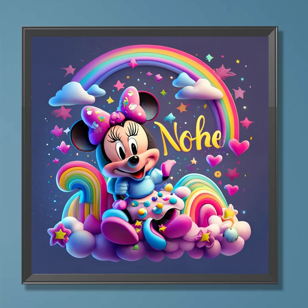 Diamond Painting - Full Round Drill - Mickey Mouse(Canvas|30*30cm)