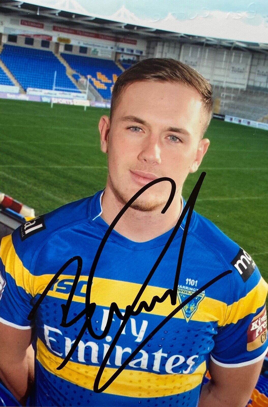 Ben Currie Genuine Hand Signed 6X4 Photo Poster painting - Warrington Wolves 5