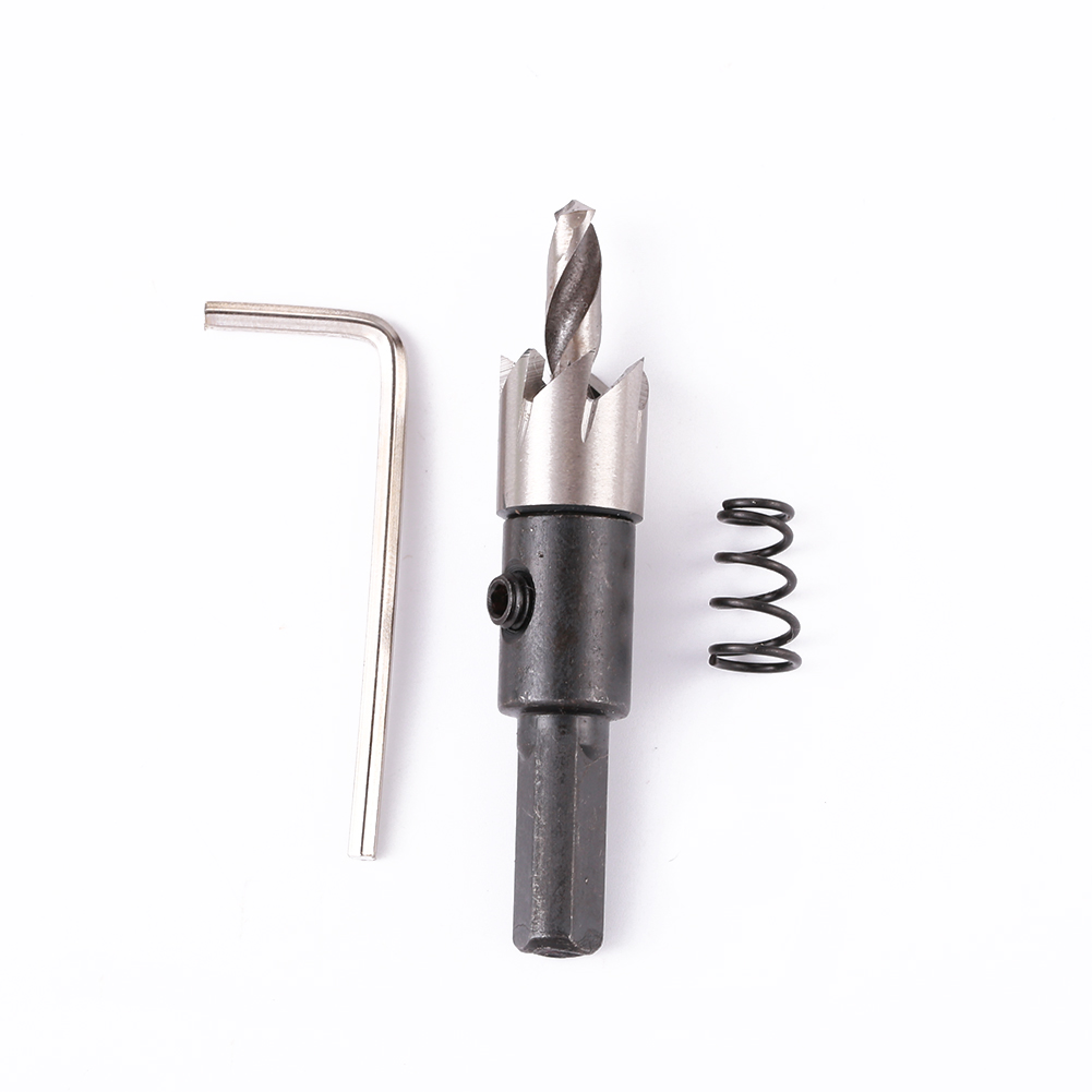 

12-20mm HSS Hole Saw Drill Bit for Metal Iron Alloy Drilling Hole Opener, 15mm, 501 Original