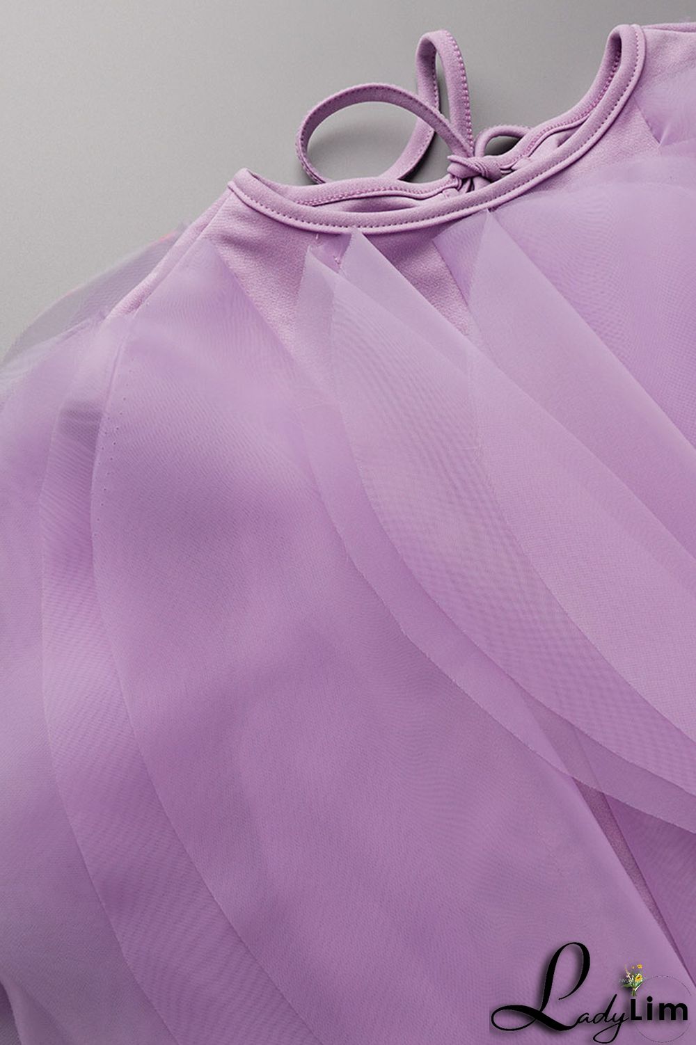 Green Fashion Sweet Solid Patchwork Asymmetrical O Neck Tops