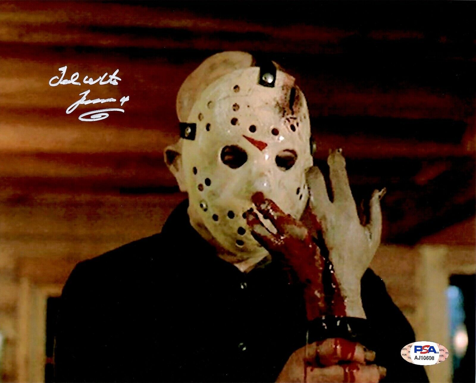 Ted White autographed signed inscribed 8x10 Photo Poster painting Friday The 13th PSA COA Jason