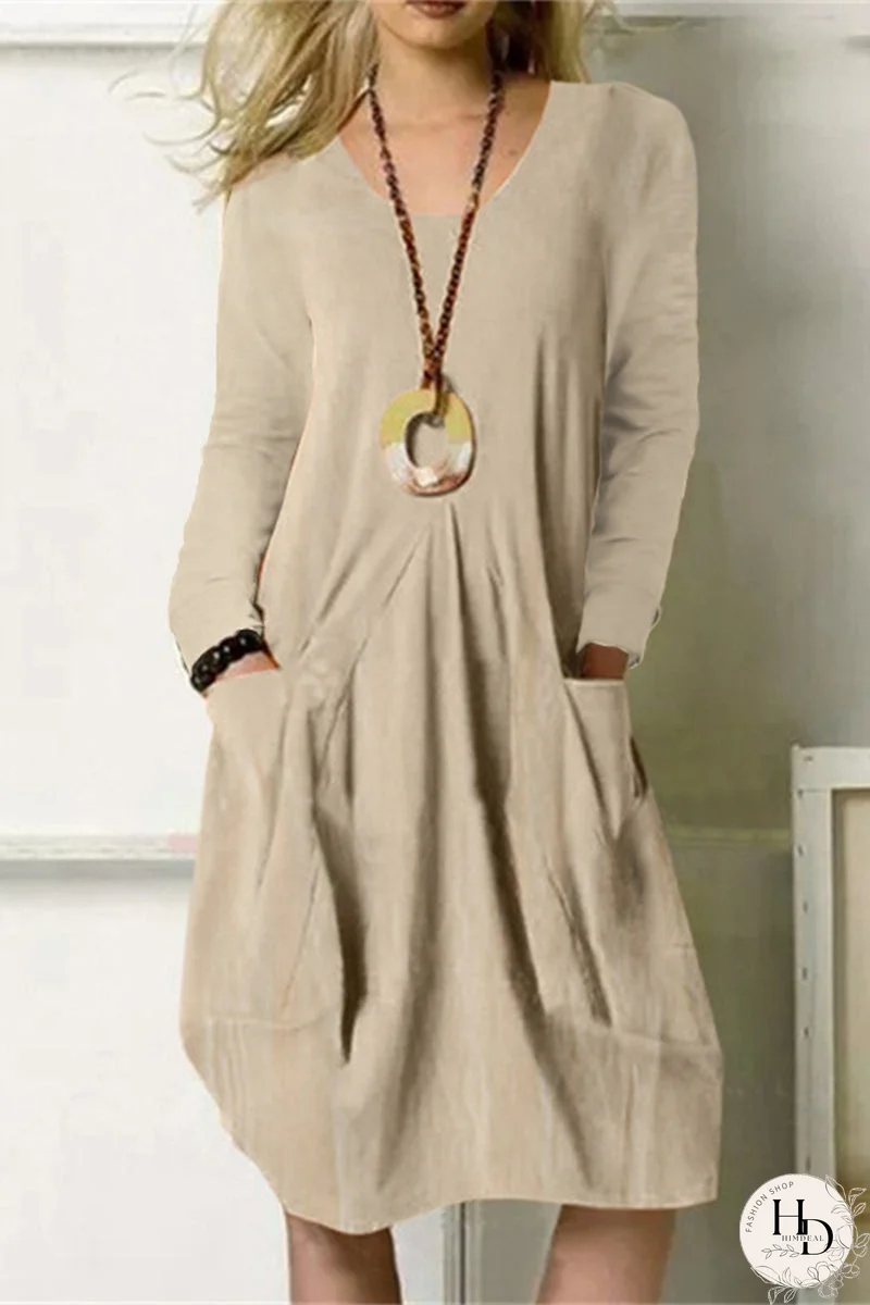 Vestido acogedor y aireado.