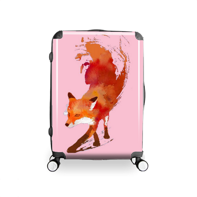 Watercolor Vulpes, Fox Hardside Luggage